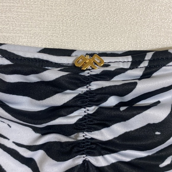 PILYQ Women's African Rays Strappy Teeny Bikini Bottom Size M - Picture 3 of 4